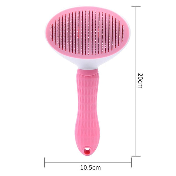 2Pcs Pet Dog Hair Brush Cat Comb Grooming Stainless Steel Long Dogs