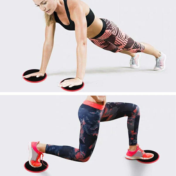 2Pcs Professional Gliding Discs Yoga Slider Fitness Exercise Sliding Plate Pilates Workout Abdominal Training Equipment Gliders