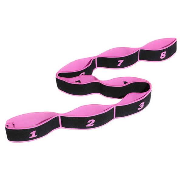 2Pcs Yoga Pull Strap Belt Latin Training Stretch Fitness Elastic Resistance Bands Resistance Trainers