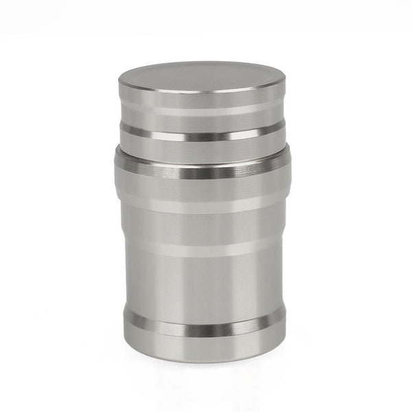 2Pcs Silver Kitchen Durable Alcohol Burner Convenient Heating Hiking Lamp Aluminum Case Camping Stoves