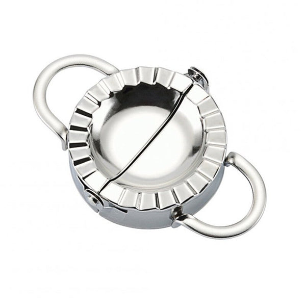 2Pcs Stainless Steel Dumpling Maker Wraper Dough Cutter Dumplings Mold Muffin Pans & Baking Moulds