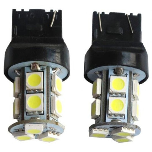 2Pcs T20 7440 Turn Signal Light 6.5W 5050 13Smd Ledreverse White Black Light Bulbs
