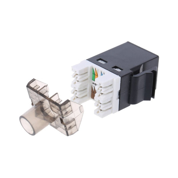2Pcs Utp Cat6 Network Module Rj45 Connector Cable Adapter Keystone Jack Plugs Jacks & Wall Plates