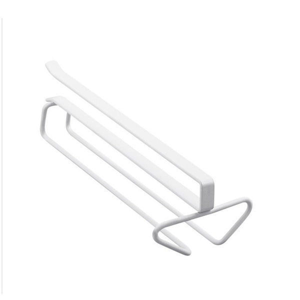 2Pcs Wine Glass Rack Under Cabinet Hanging Cup Storage Organizer Stemware Holder Double Row Hanger Shelf Metal Racks Racks & Holders