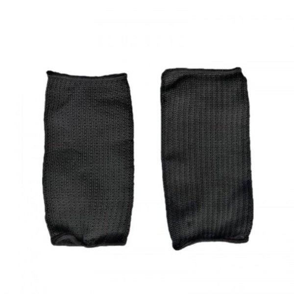 Arm Guards & Chest Guards 2Pcs Wire Arm Guard Stainless Steel Reinforced 5 Level Cut Proof Wristband Black