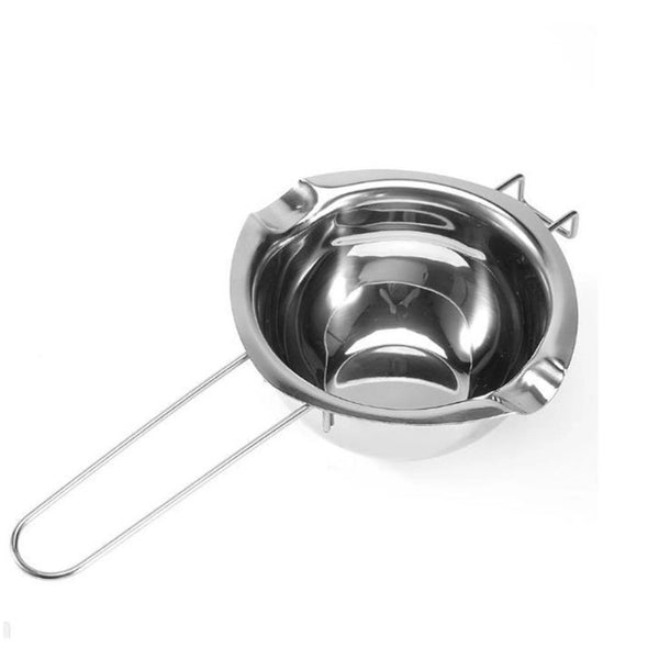 2Pcs Stainless Steel Chocolate Pot Butter Milt Melt Ting Bowl Long Grip Handle Other Cookware