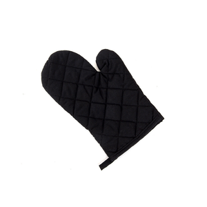 2Pcs Of Thickened Microwave Oven Gloves With High Temperature Resistance Black