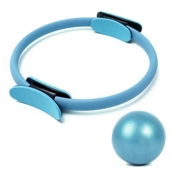 2Pcs Or 5Pcs Yoga Kit Pilates Ring 25Cm Gym Ball Resistance Band Stretching Belt Other Strength Training