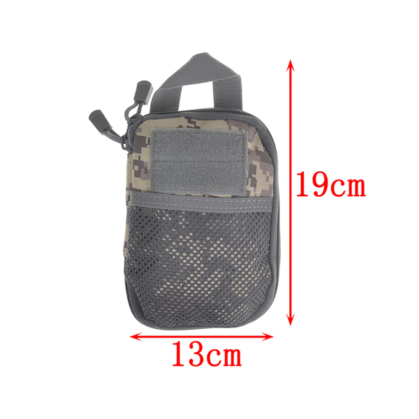 2Pcs Outdoor Military Molle Tactical Waist Bag Fanny Pack Belt Pouch Gadget Purse