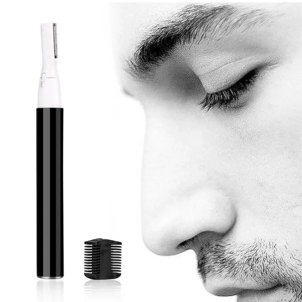 2Pcs Portable Electric Eyebrow Shaver Hair Removal Blade Trimmer For Men Women