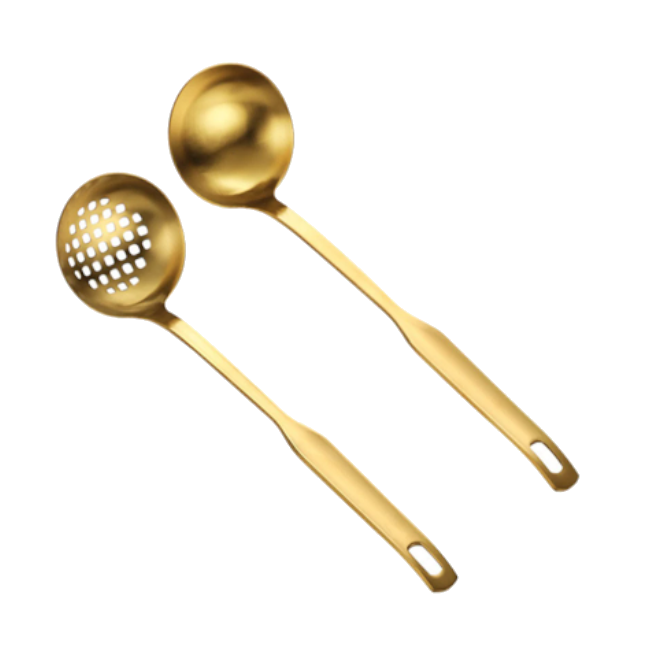 2Pcs Stainless Steel Kitchen Utensils Set Cooking Utensils