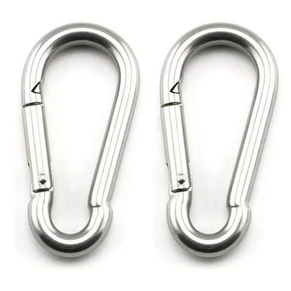 2Pcs Suspended Ceiling Wall Mount U Shaped Hooks Stainless Steel Heavy Duty Multi Function Hammock Metal Base Hooks & Hangers