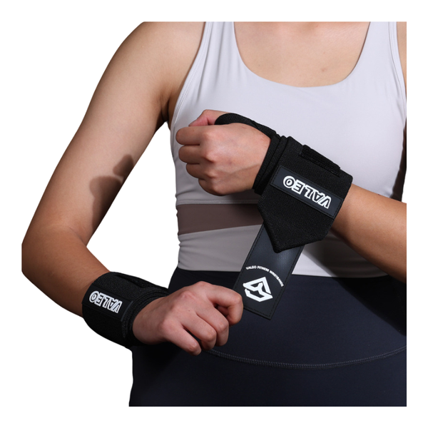 Elosung 1 Pair Heavy Duty Gym Wrist Wraps For Weightlifting Powerlifting And Injury Prevention Wrist & Knee Wraps