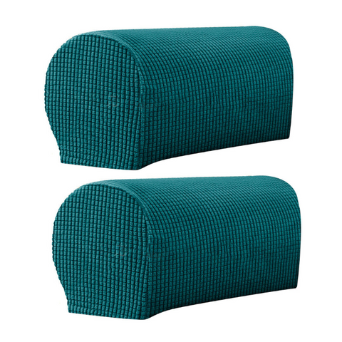2 Pieces Removable Sofa Armrest Covers Stretch Chair Protectors Couch Slipcovers