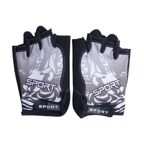 2Pcs/Set Non Slip Breathable Ultrathin Half Finger Bicycle Cycling Gloves L