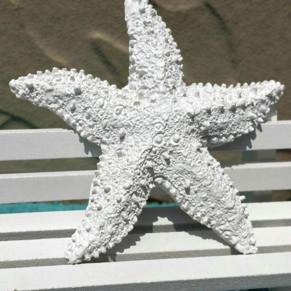 2Pcs Fish Tank Ornament Mediterranean Resin Mini Starfish Aquarium Decoration Decorations