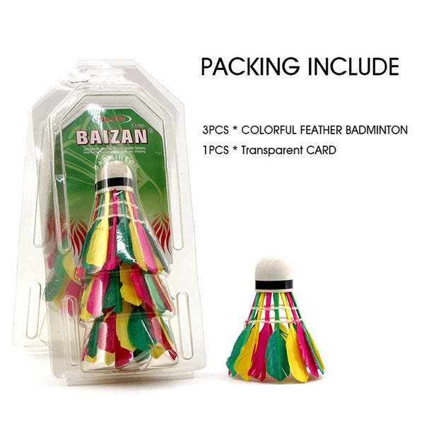 2Sets 3Pieces / Badminton Balls Professional Colorful For Training Shuttlecocks Durable Accessories