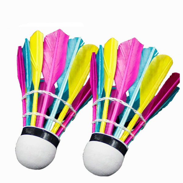 2Sets 3Pieces / Badminton Balls Professional Colorful For Training Shuttlecocks Durable Accessories