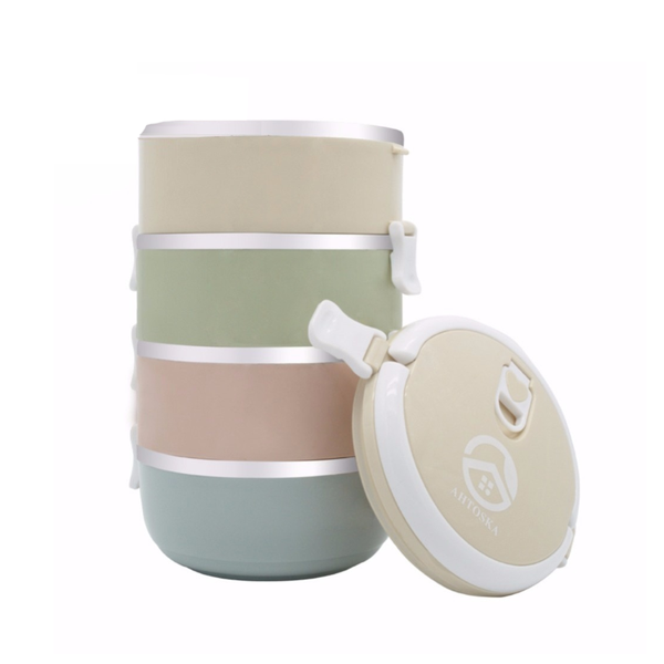 2/3/4 Layers Stainless Steel Thermal Lunch Boxes Portable Food Container Lunchboxes