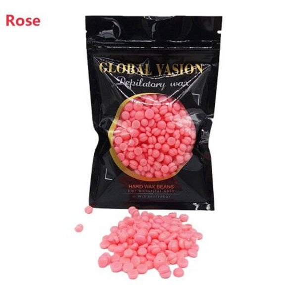 2X 100G Depilatory Hard Wax Brazilian Granules Hot Film Bead For Hair Removal Different Smell Waxing Supplies