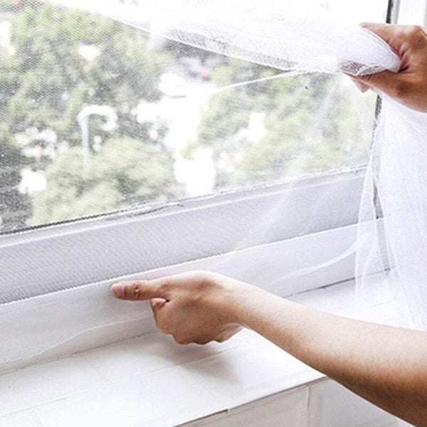 2X Or 4X Removable Fly Screens Window Diy Self Adhesive Anti Mosquito Net