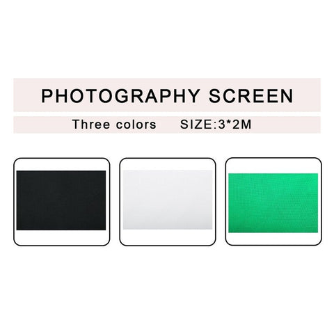 3 2M Photography Studio Non Woven Screen Backdrop Background White Background Material