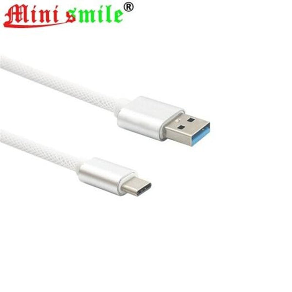 3.4A Quick Charge Usb 3.1 Type Charging / Data Transfer Cable 25Cm White