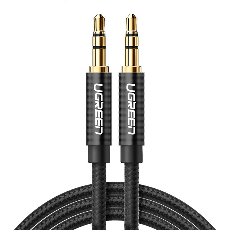 3.5Mm Stereo Auxiliary Cord Gold Plated Male To Braided Cables & Adapters