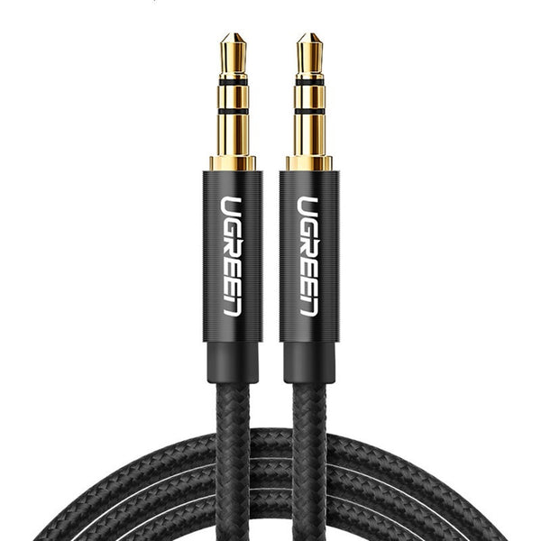 3.5Mm Stereo Auxiliary Cord Gold Plated Male To Braided Cables & Adapters