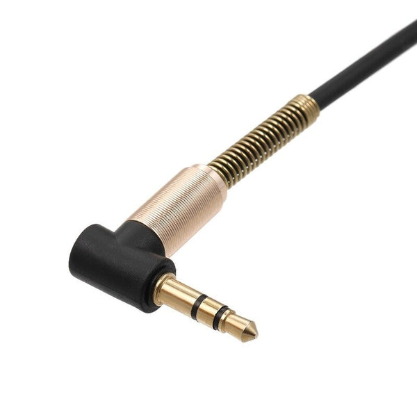 3.5Mm Jack Male To 90 Degree Right Angle Stereo Car Phone Laptop Auxiliary Extension Cablewhite Black Cables & Adapters