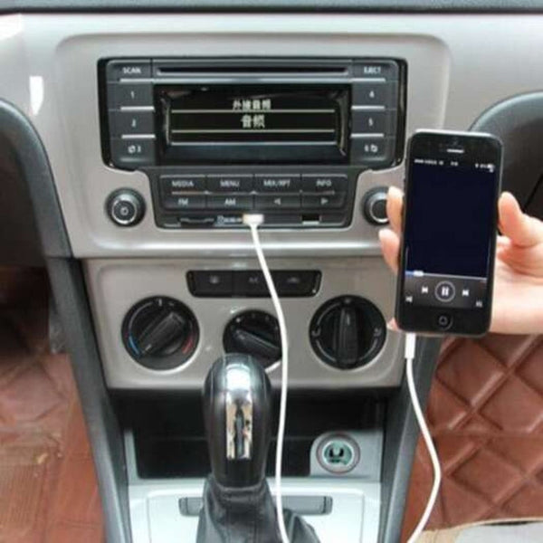 3.5Mm Audio Plug Jack To Usb 2.0 Male Charge Cable Adapter White Cables & Adapters