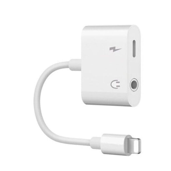3.5Mm Aux Headphone Jack Audio Adapter For Iphone7 / Plus 8 8Plus X Xs Max Xr White Cables & Adapters