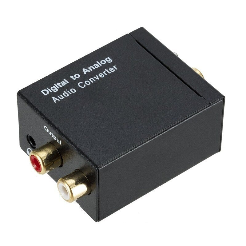 3.5Mm Digital To Analog Audio Converter Optical Fiber Coaxial Signal Adapter Audio Cables & Adapters
