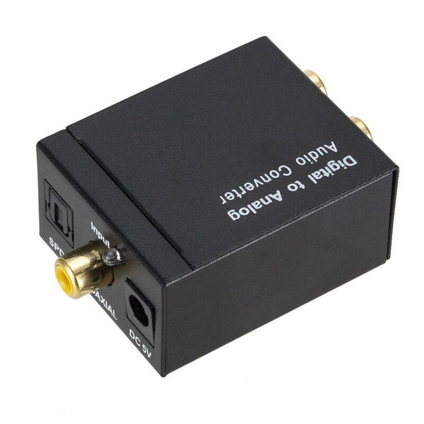 3.5Mm Digital To Analog Audio Converter Optical Fiber Coaxial Signal Adapter