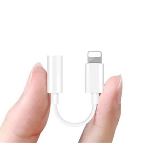 3.5Mm Earphoneaudio Adapter Cable For Iphone Only Forios 10.2 And Below White