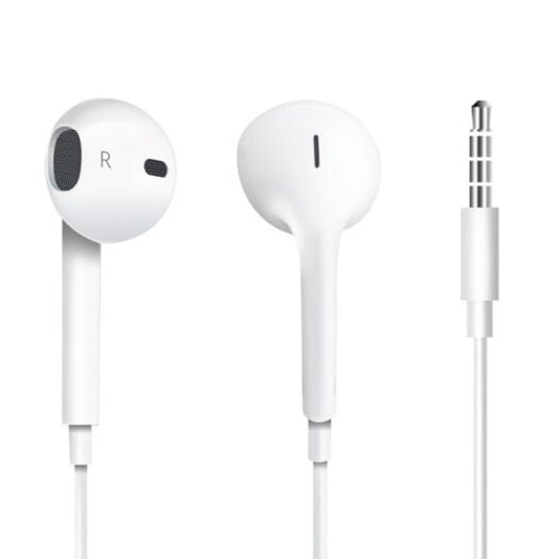 3.5Mm In Ear Headphone For Iphone / 5S 6 Plus White Wired Earphones