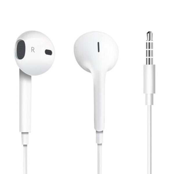 3.5Mm In Ear Headphone For Iphone / 5S 6 Plus White Wired Earphones