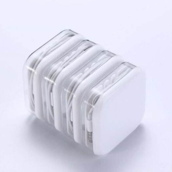 3.5Mm In Ear Headphone For Iphone / 5S 6 Plus White Wired Earphones