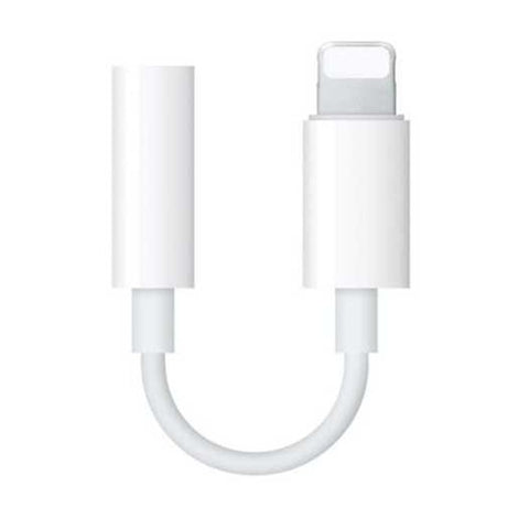 3.5Mm Jack Aux Earphone Audio Adapter Cable For Iphone X / Xs Max Xr 8 Plus White Cables & Adapters