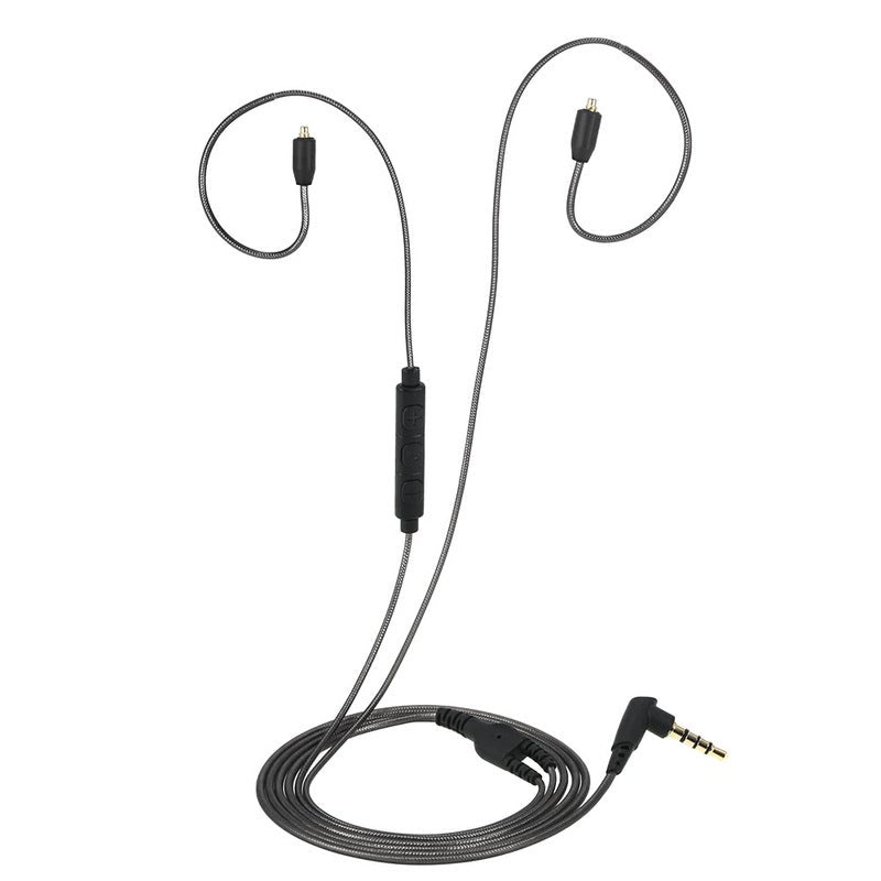 3.5Mm Wired Earphones Cable Detachable Replacement Headphone Cord / Microphone Mmcx Connector For Shure Se215 Se315 Se425 Se535 Se846 Ue900 Headphones