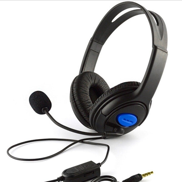 3.5Mm Wired Gaming Over Ear Headset Black Headphones