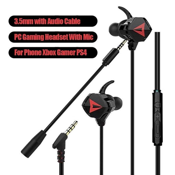 Televisions 3.5Mmplug Pc Gaming Headset Earphone Headphone For Ps4 X Box One Nintendo Switch Laptop In Headphones Black