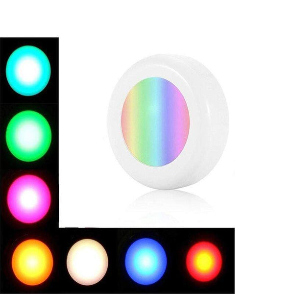 Wall Lights Mini Remote Control Led Battery Operated Night For Wardrobe Cabinet Bedside Night Lights