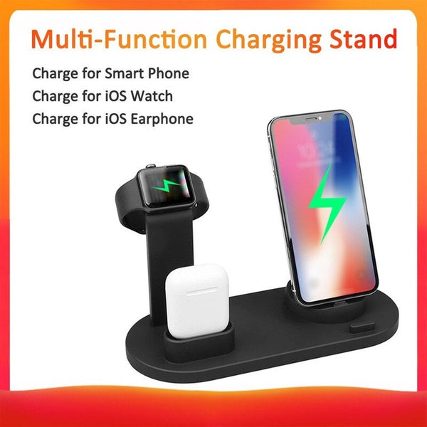 3 In 1 Chargings Dock Holder Bracket Wire Less Chargers Chargers & Cradles