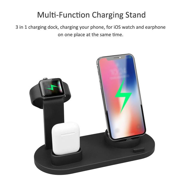 3 In 1 Chargings Dock Holder Bracket Wire Less Chargers Chargers & Cradles