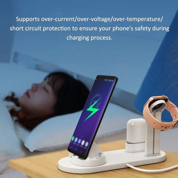 3 In 1 Chargings Dock Holder Bracket Wire Less Chargers Chargers & Cradles