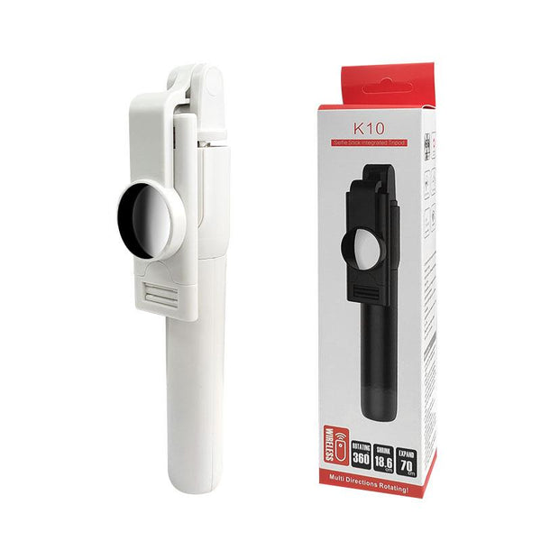 Foldable 3 In 1 Wireless Bluetooth Mini Tripod Selfie Stick With Remote Control Selfie Sticks