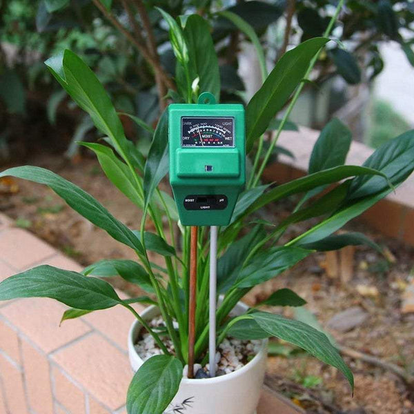 Gardening Tools 3 In 1 Soil Tester Square Head Moisture Light Ph / Acidity Moisture & Ph Meters