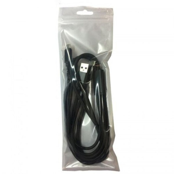 3 In 1 Usb Mobile Phone Data Cable Black Cables & Adapters