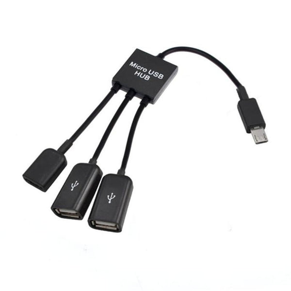 3 In 1 Usb Cable Adapter Micro Hub For Samsung Galaxy Tab 10.1 P7510 Host Usb Cables Hubs & Adapters